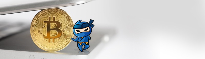  bitcoin pe lângă un ninja